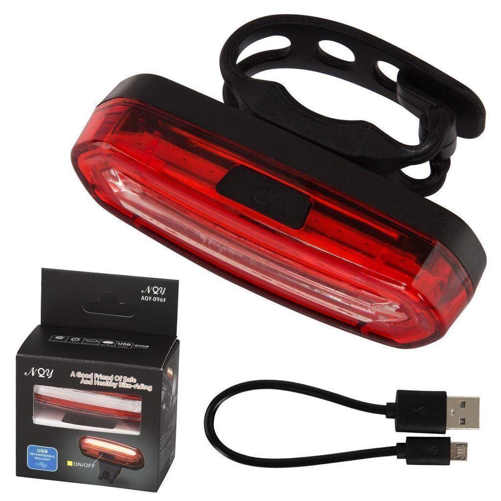Oplaadbaar LED achterlicht met USB aansluiting, Hobby en Vrije tijd, Elektronica-componenten, Nieuw, Ophalen of Verzenden
