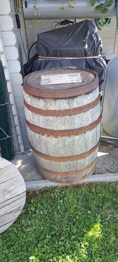 Ton, Ophalen, Gebruikt, 75 tot 150 liter, Hout