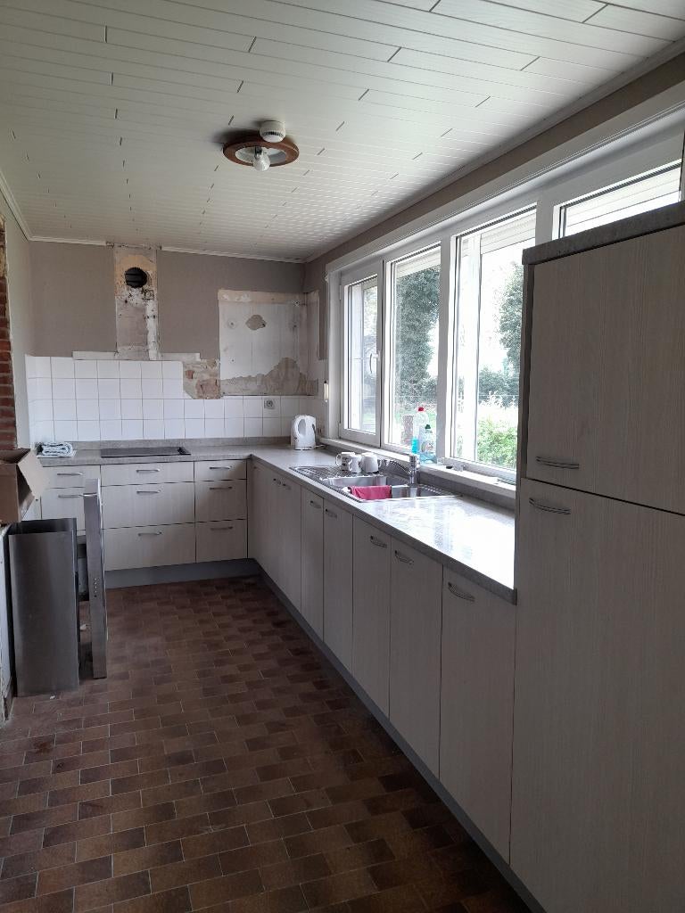 KEUKEN, Enlèvement, Comme neuf, Autres matériaux, Cuisine d'angle