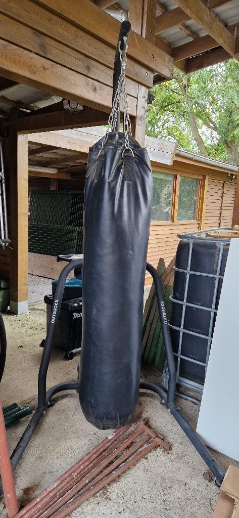 Hanumat bokszak 180cm met staander, inclusief 40kg gewichten, Enlèvement, Utilisé, Sac de boxe