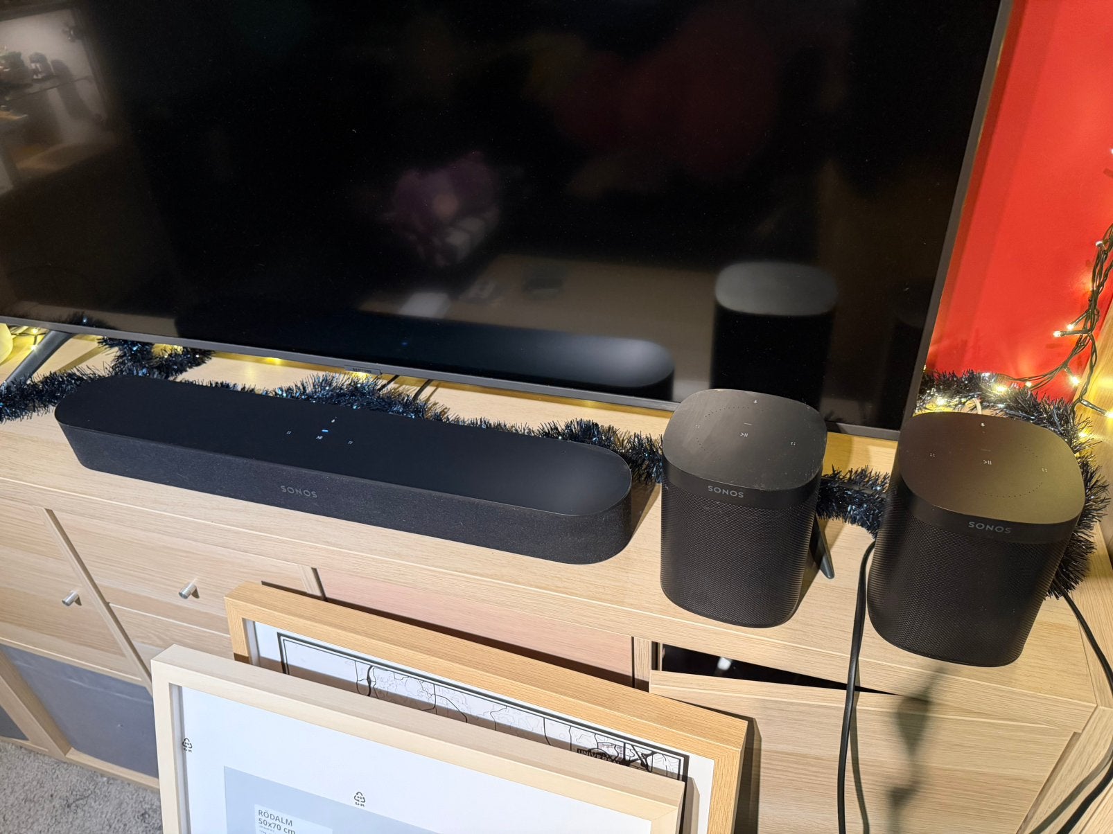 Sonos beam (1st gen) & 2x sonos one, TV, Hi-fi & Vidéo, Ensembles home-cinéma, Enlèvement, Comme neuf
