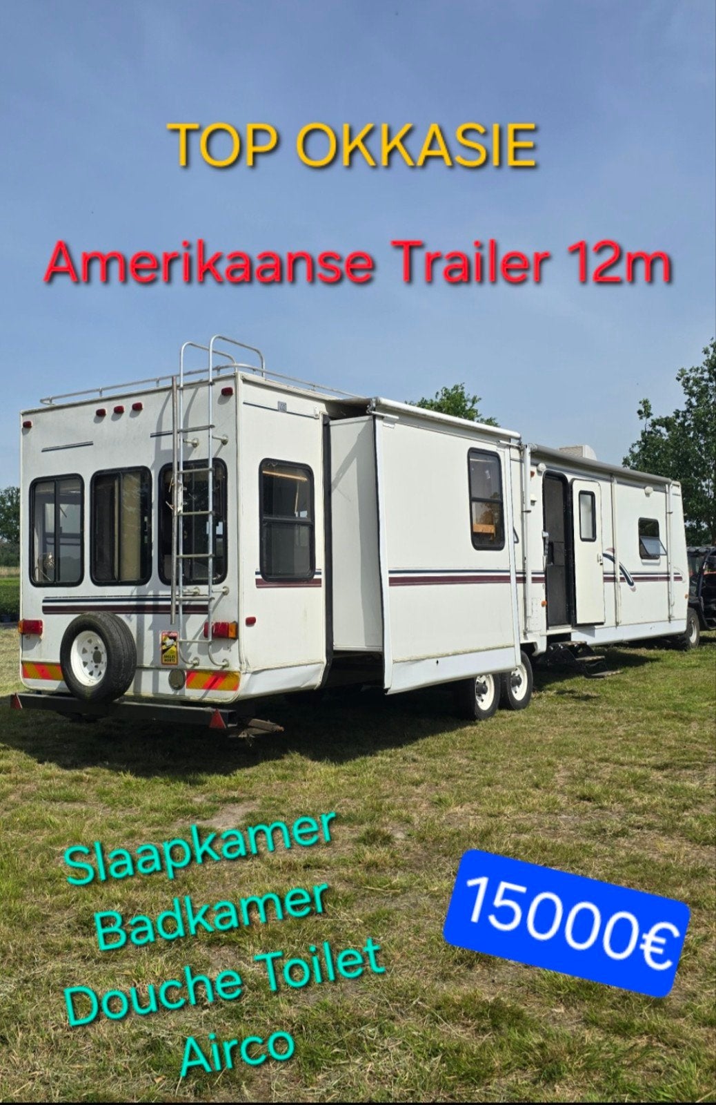 Remorque pour caravane, remorque américaine de 11 m, tiny ho, Enlèvement