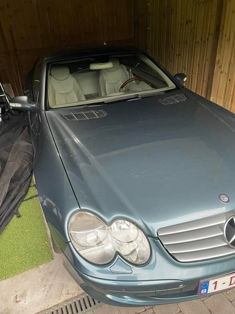 Mercedes 500SL, Autos, Cuir, Beige, 5000 cm³, 2 portes