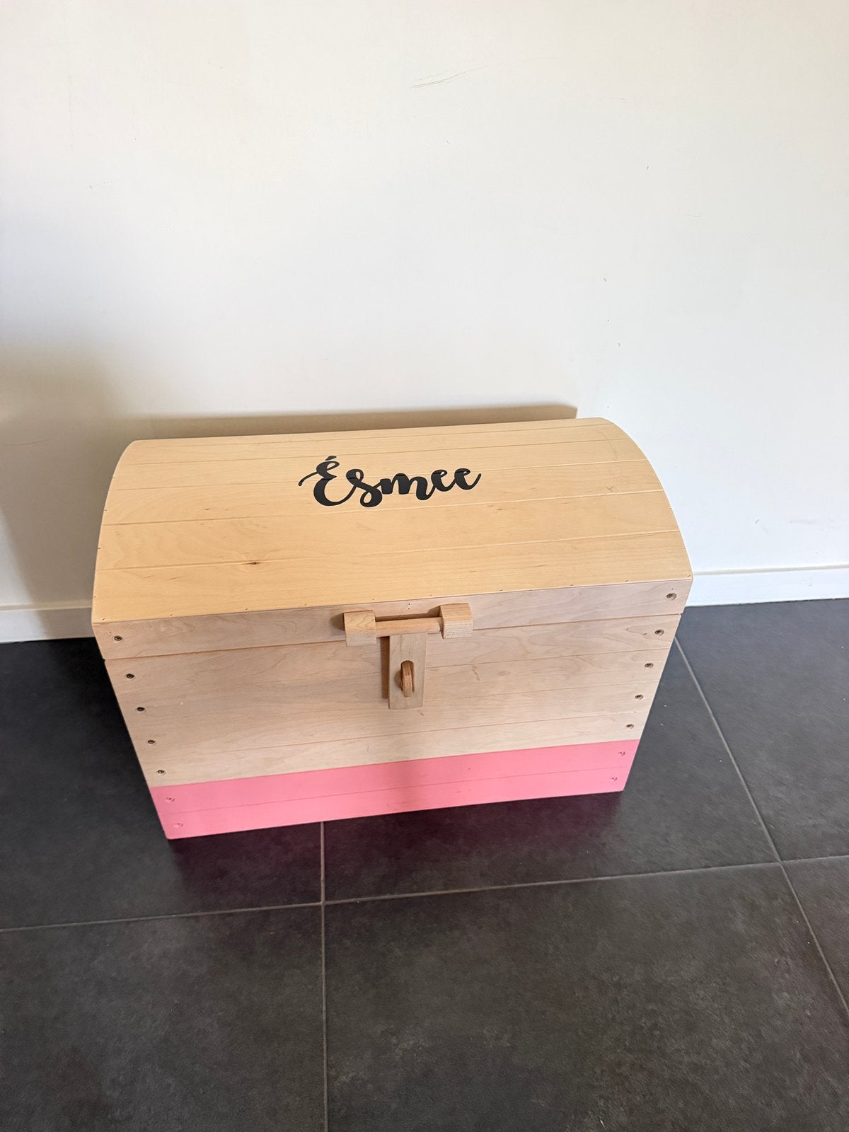Houten speelgoed kist, Enlèvement, Comme neuf