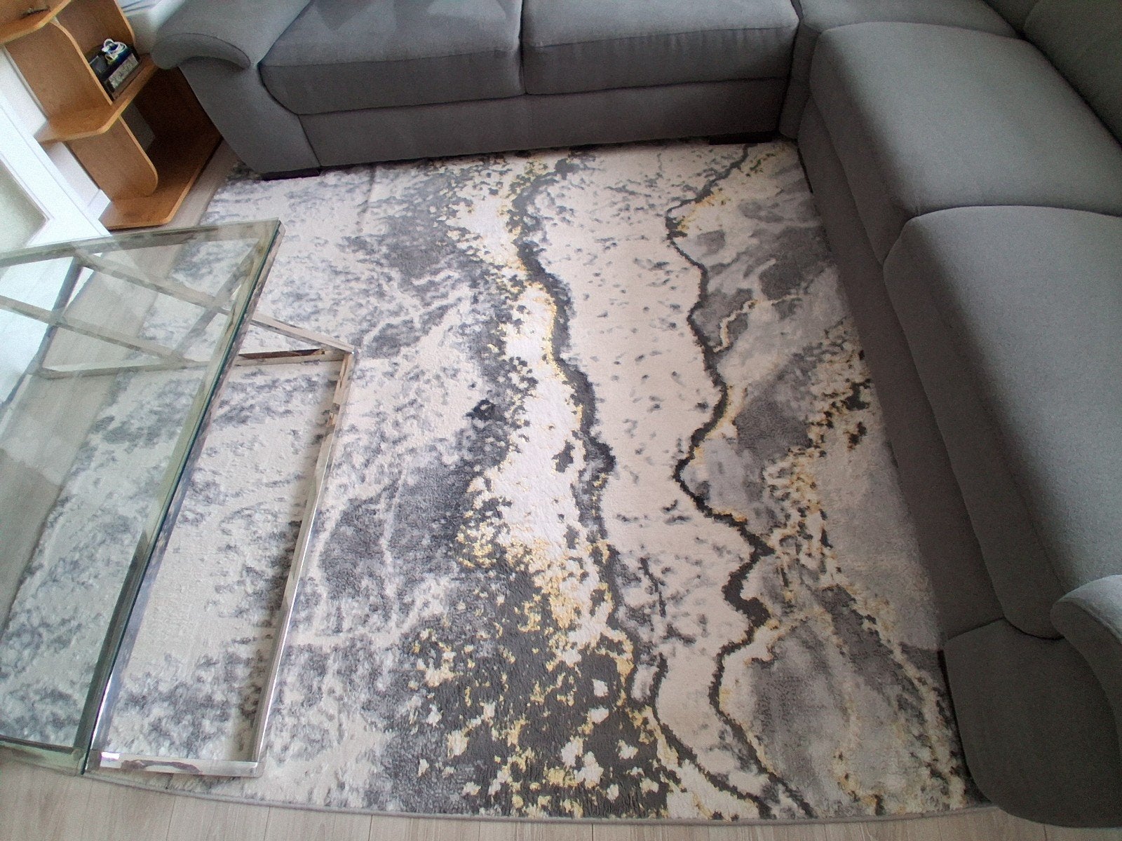 tapis gris, 200 cm ou plus, Gris, 200 cm ou plus, Comme neuf