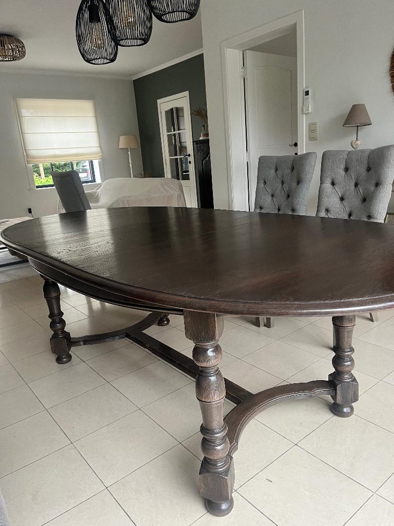 Table chêne, 100 à 150 cm, Enlèvement, Utilisé, Chêne