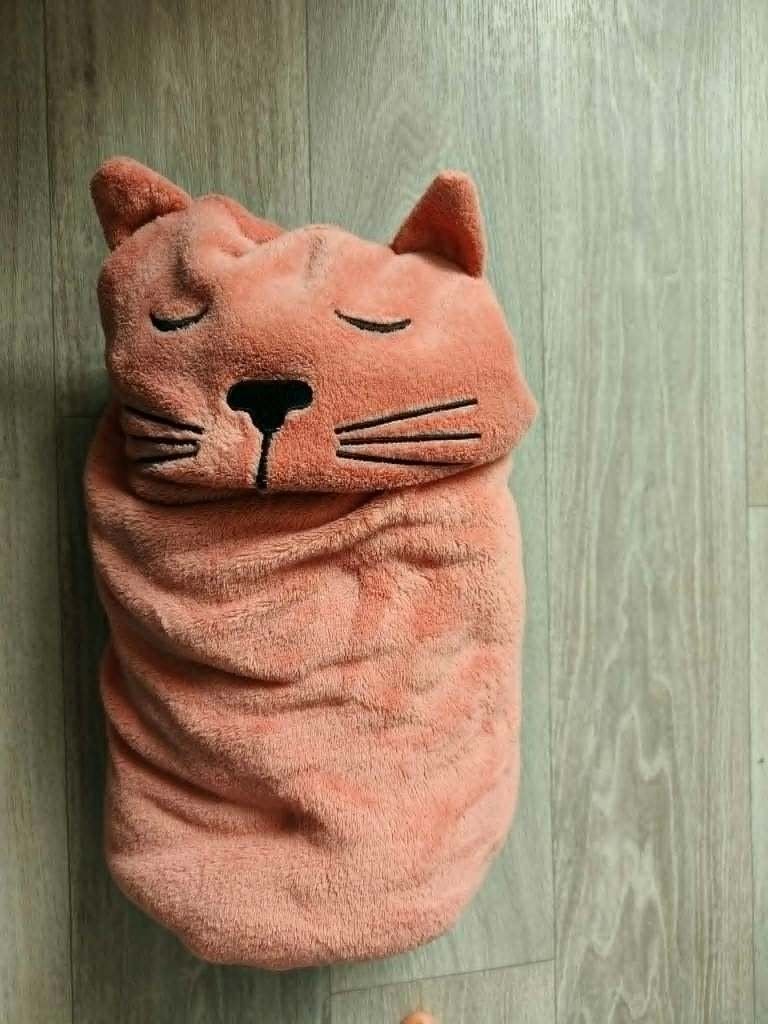 Fleece deken kat Hema 150x200cm, Kinderen en Baby's, Gebruikt, Inclusief mutsje, Ophalen of Verzenden, Hema