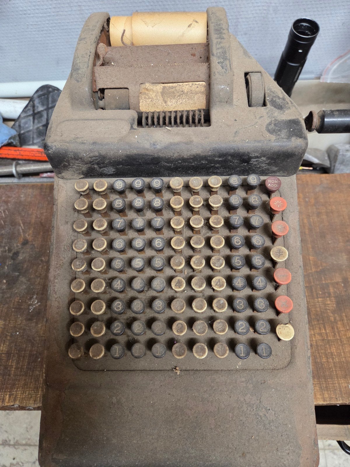Antieke reken, tel machine, Antiek en Kunst, Ophalen