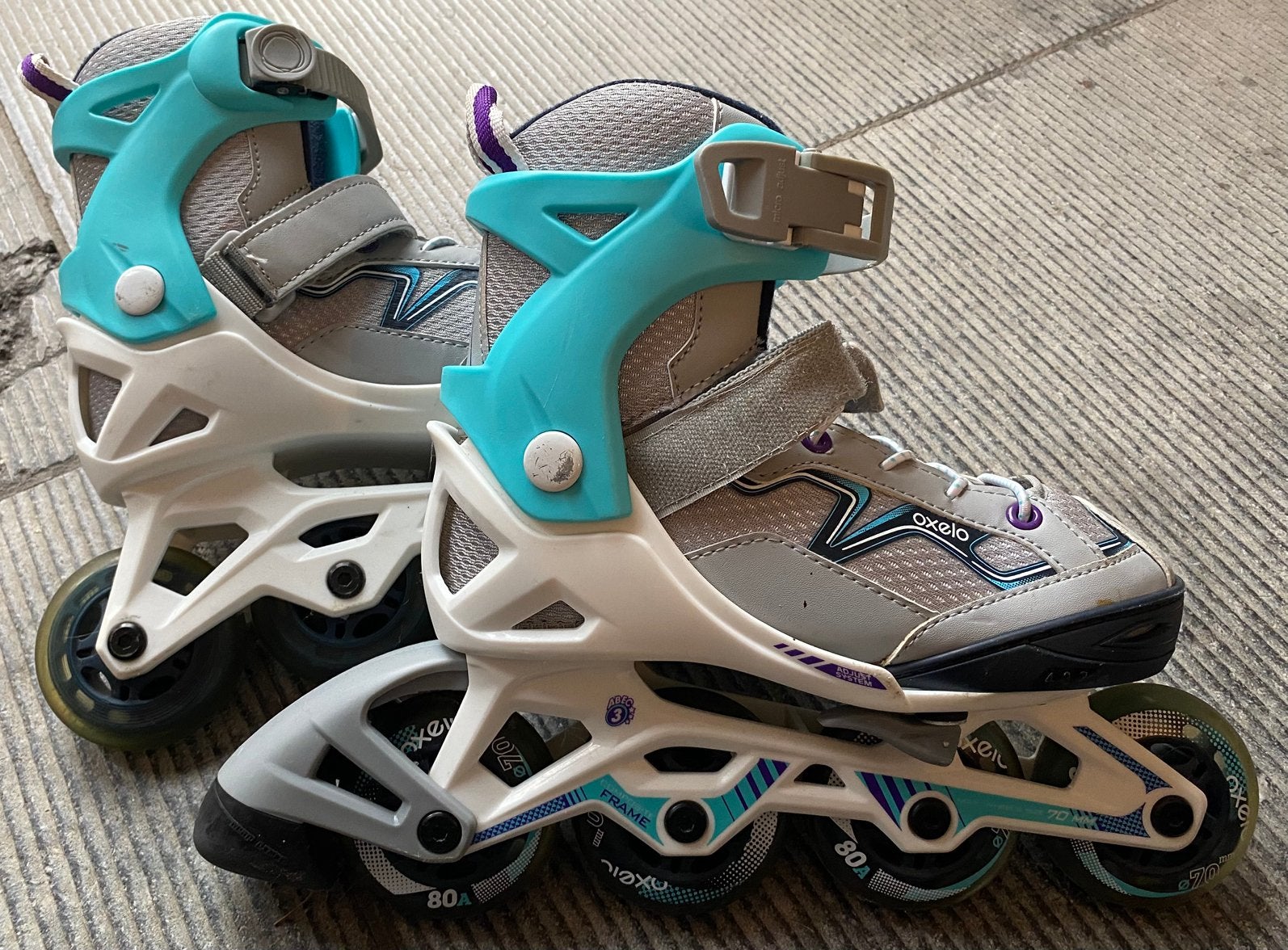 Patins a roulettes oxelo 29-32, Sport en Fitness, Kinderen, Inline skates 4 wielen, Ophalen, Overige merken