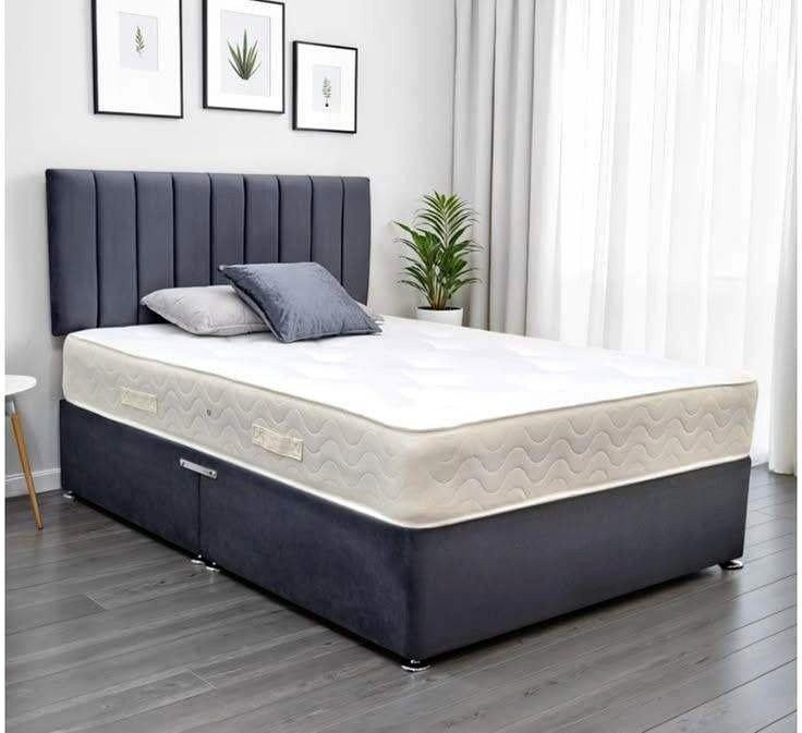Nouveau lit simple/double + matelas, Maison & Meubles, Chambre à coucher | Lits, Envoi, Neuf, Deux personnes, Autres couleurs