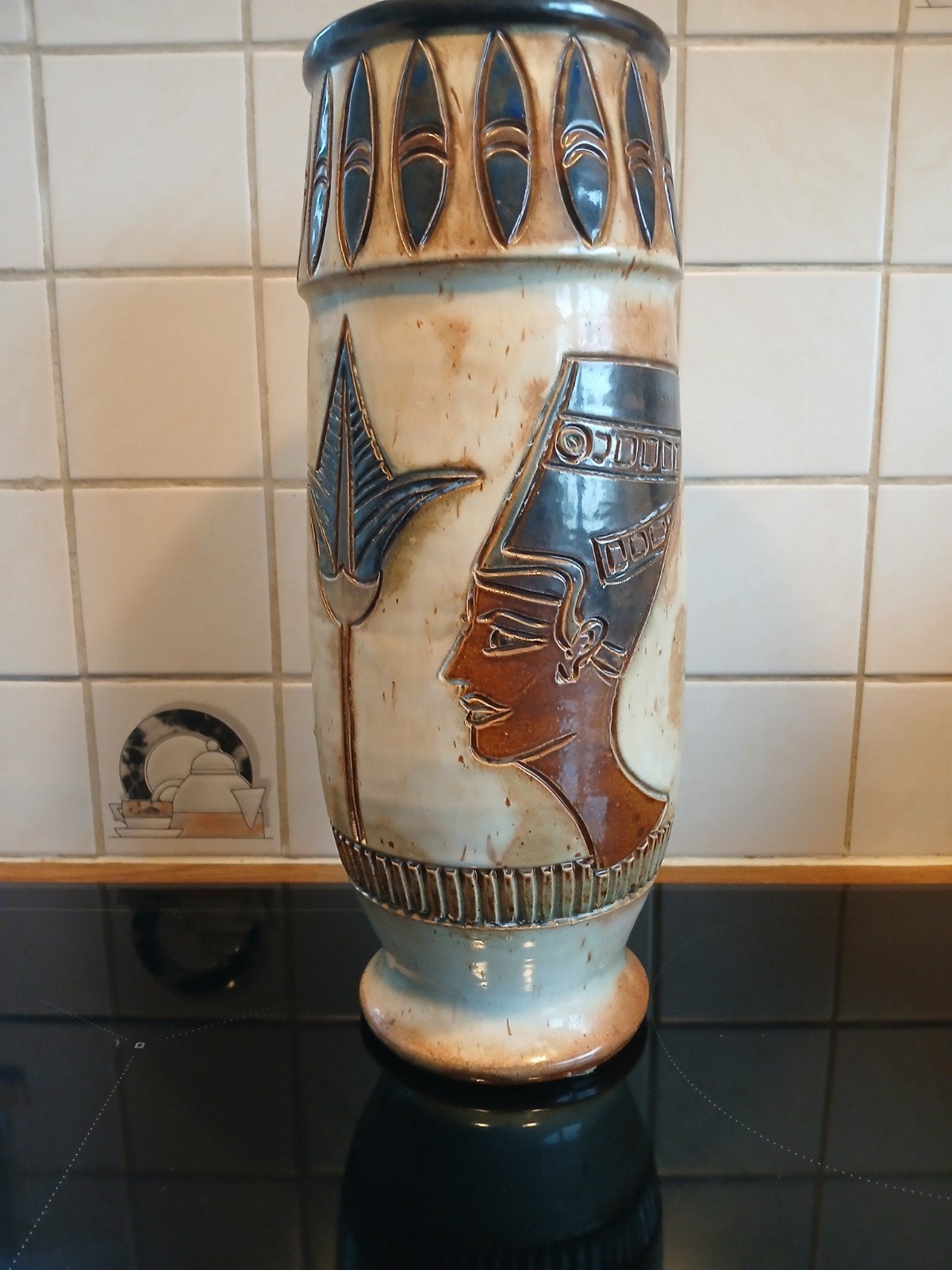 Vase en grès émaillé Willy Biron, Antiquités & Art, Enlèvement ou Envoi