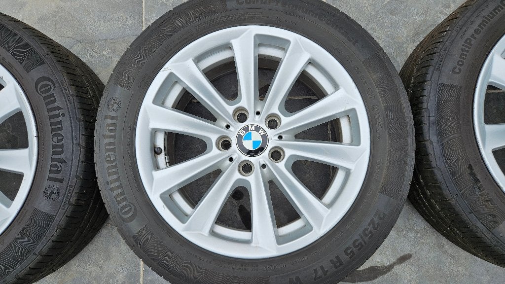 Pneus d'été avec jantes BMW : 225/55 R 17 W, Autos : Pièces & Accessoires, Pneus & Jantes, Pneus et Jantes, Véhicule de tourisme