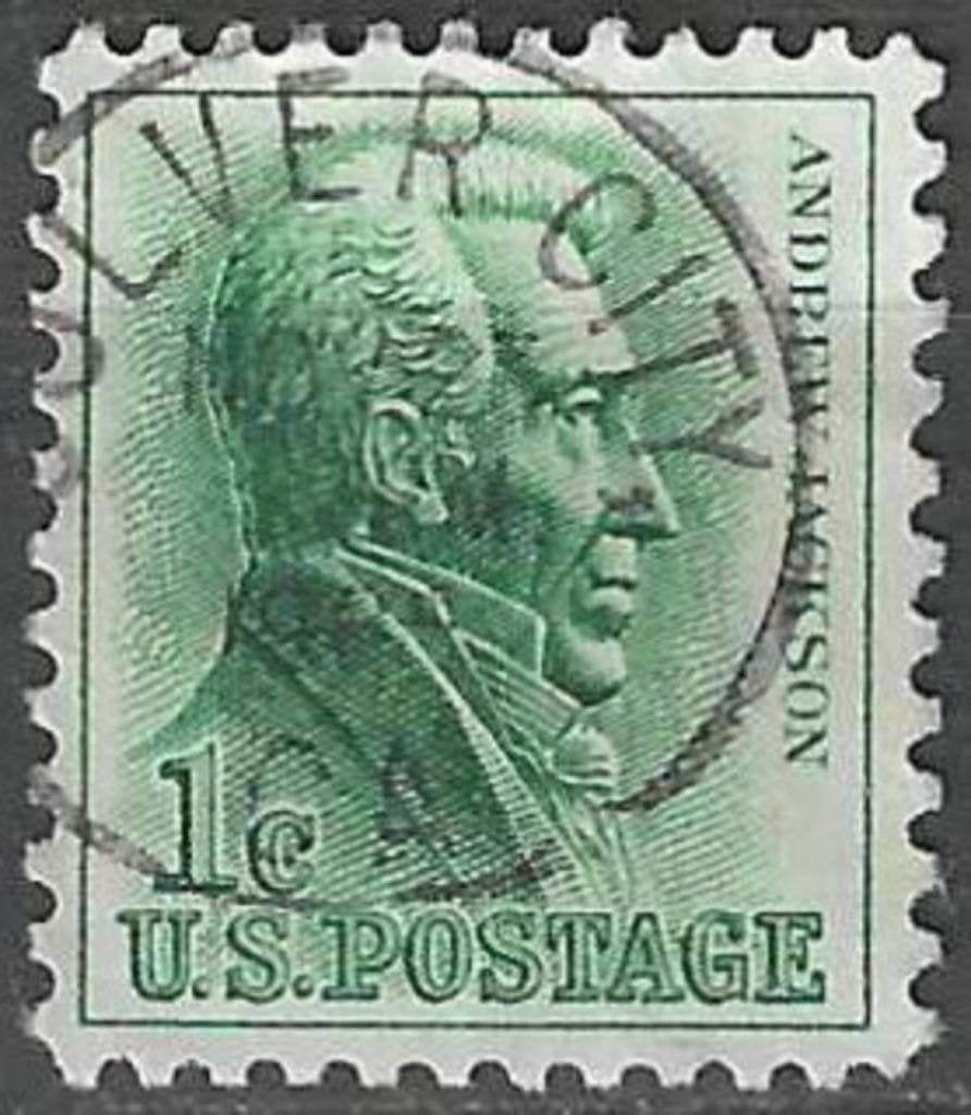 USA 1962/1963 - Yvert 740 - Andrew Jackson (ST), Verzenden, Gestempeld