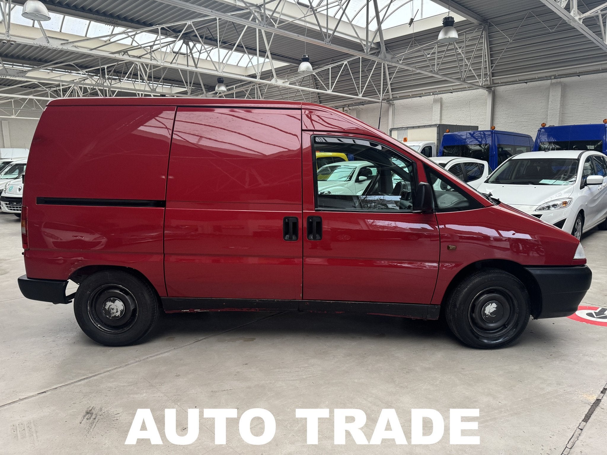 Fiat Scudo 1.9D | Lichte Vracht | Inbouw Kasten | 1J Garanti, Auto's, Voorwielaandrijving, 4 deurs, Monovolume, Zwart
