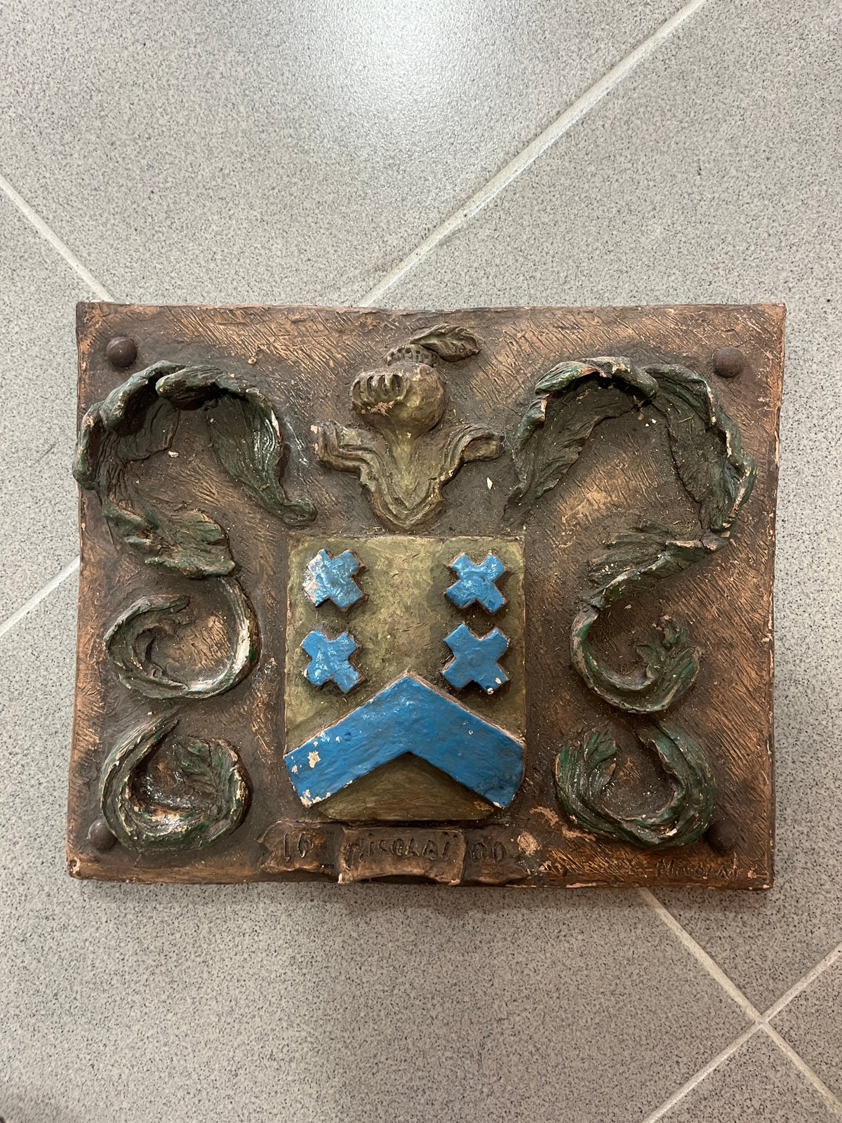 Antiek Familieschild Kroniek ‘Nicolai’, Enlèvement ou Envoi