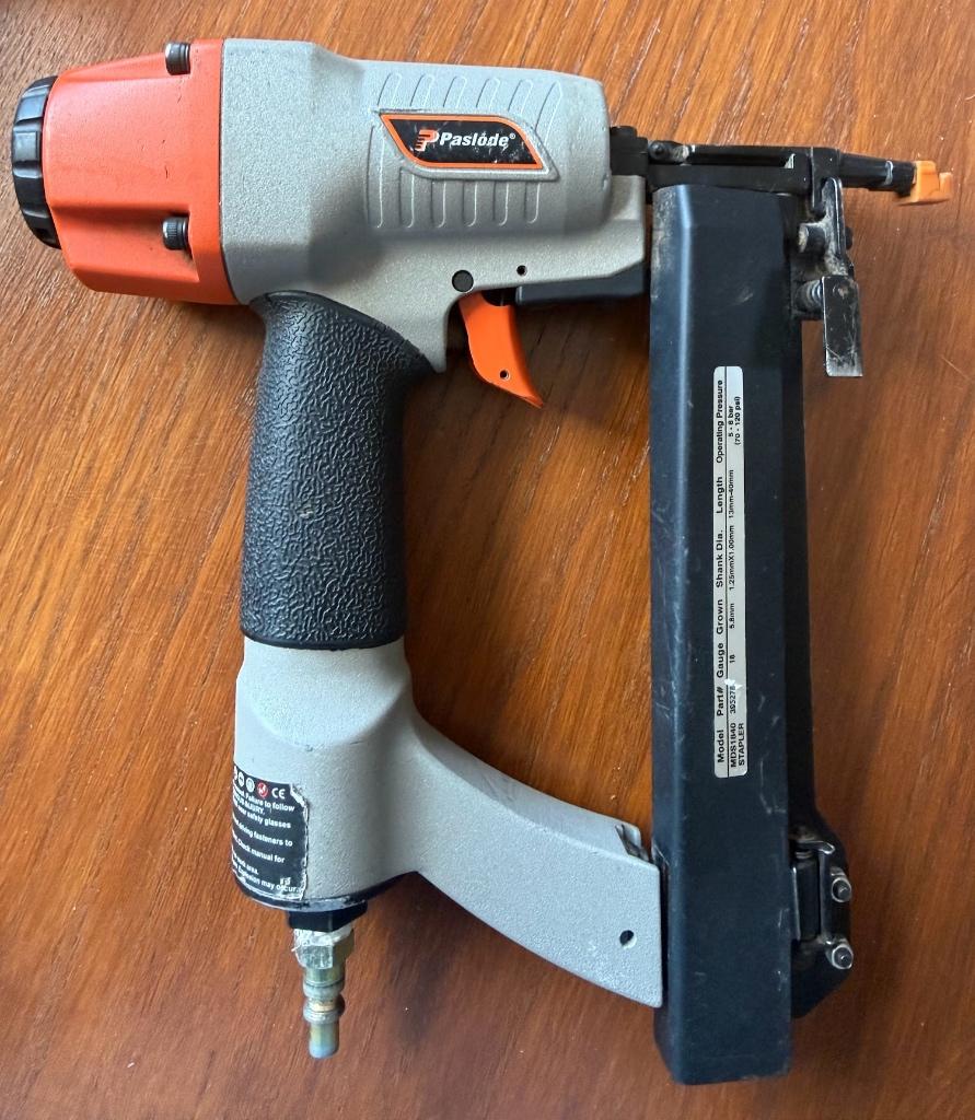 paslode stapler, Ophalen, Gebruikt