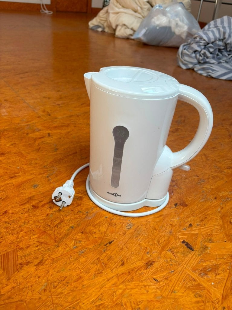 Waterkoker nieuwstaat, Ophalen, Nieuw