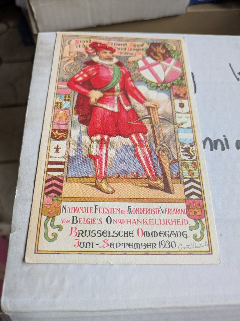 België onafhankelijk, Ophalen of Verzenden, Zo goed als nieuw, Kaart, Foto of Prent