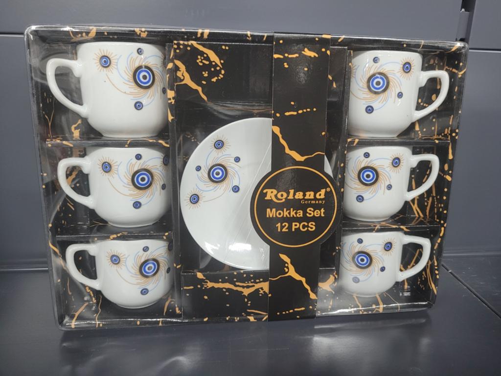 Ensemble de 12 pièces à moka neuf et inutilisé de Roland Ger, Maison & Meubles, Cuisine | Vaisselle, Enlèvement ou Envoi