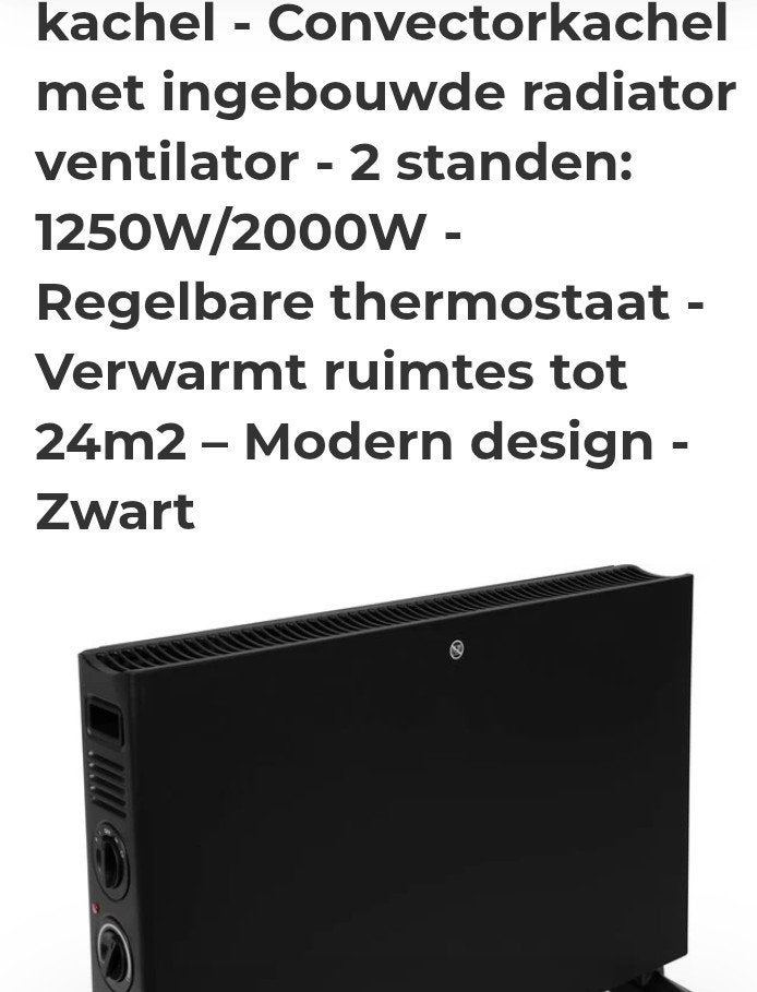 Elektrische kachel, Huis en Inrichting, Kachels, Ophalen of Verzenden, Zo goed als nieuw