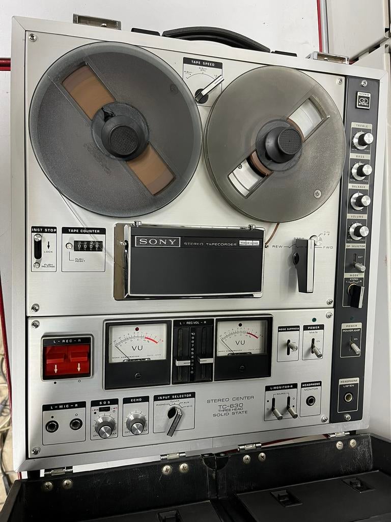 SONY TC-630 Vintage bandrecorder - Stereo Center, Audio, Tv en Foto, Bandrecorder, Ophalen, Bandrecorder