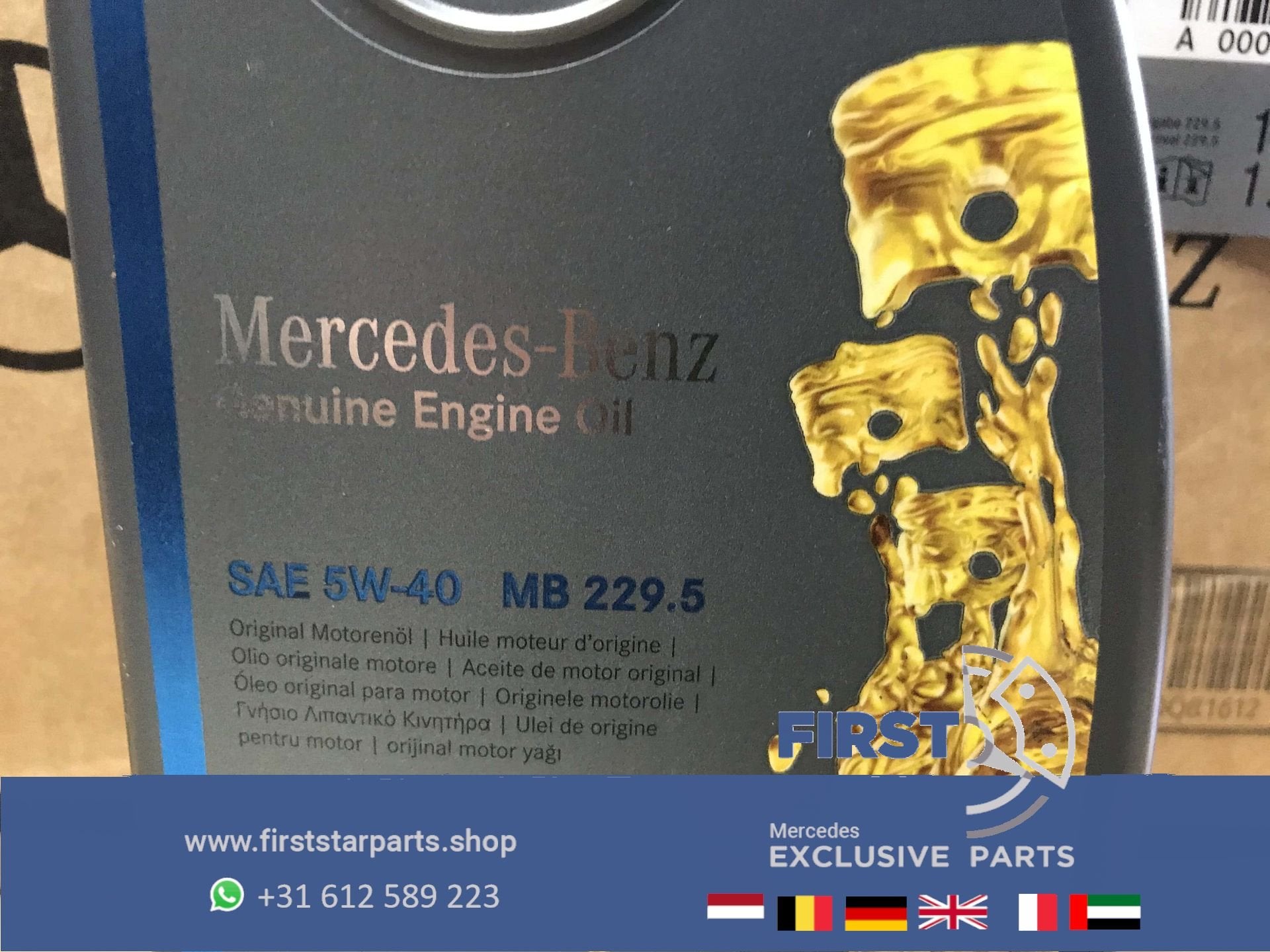 A000989920211 MERCEDES 1L MOTOROLIE ORIGINELE MOTOR OLIE 200, Enlèvement ou Envoi, -, -, -