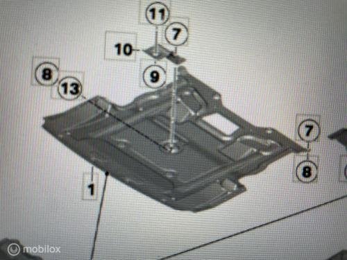 Bodemplaat BMW 5-serie F10  51758035971 / 51757209540, Enlèvement, Utilisé, BMW, BMW
