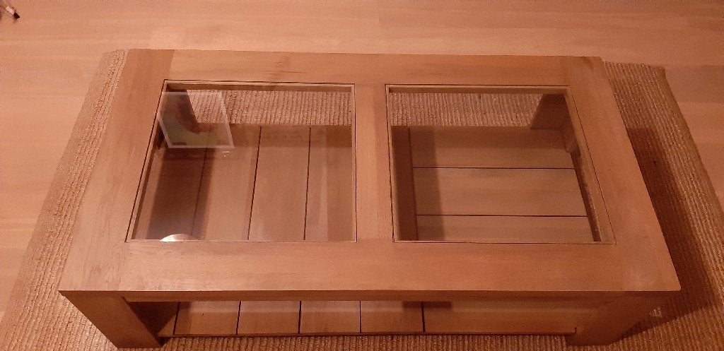 Salontafel, Maison & Meubles, Tables | Tables de salon, 100 à 150 cm, Chêne, Moins de 50 cm, Enlèvement