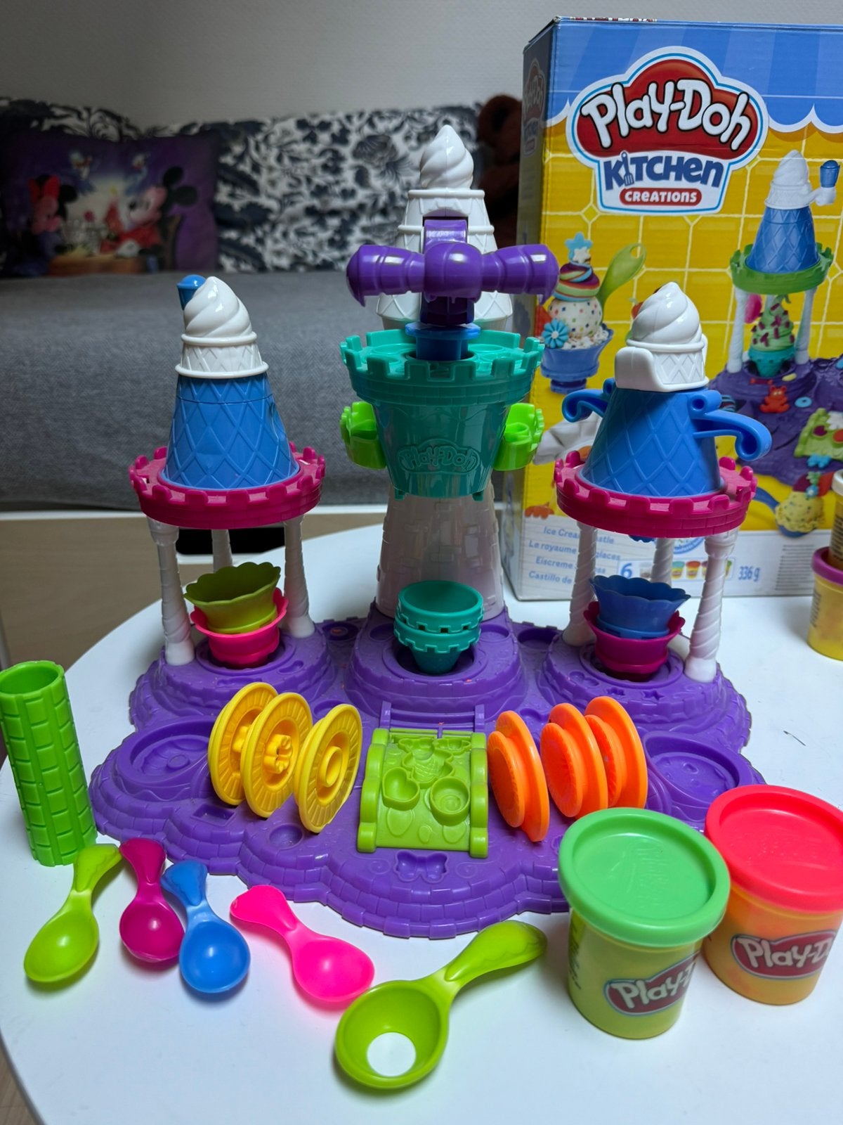Play-Doh Ijskasteel met boetseerklei, Kinderen en Baby's, Speelgoed | Educatief en Creatief, Ophalen, Gebruikt, Knutselen