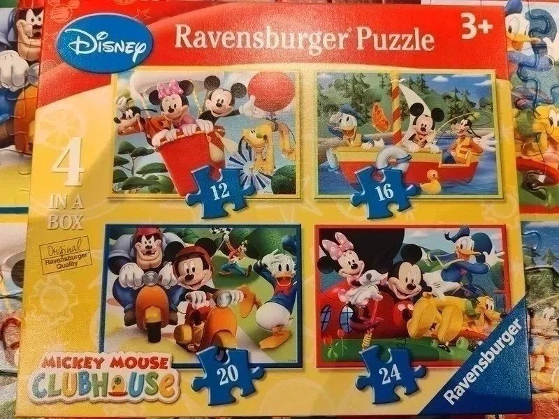 Puzzels mickey mouse, Ophalen of Verzenden, 10 tot 50 stukjes, Zo goed als nieuw, 2 tot 4 jaar