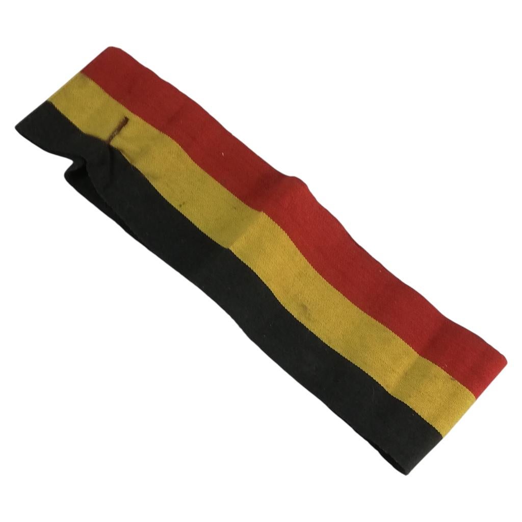 Armband - Belgische driekleur, Verzamelen, Militaria | Tweede Wereldoorlog, Ophalen of Verzenden, Overige soorten, Overige typen