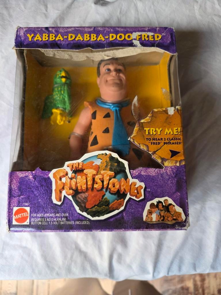 Fred Pierrafeu flintstones  parlant talking, Collections, Cinéma & Télévision, Enlèvement ou Envoi