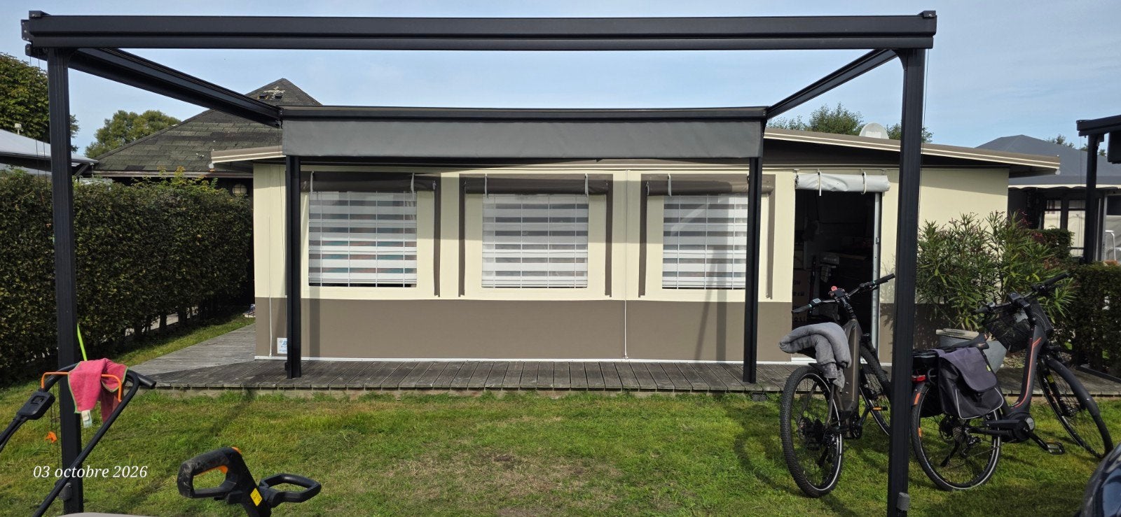 Te koop 5M40 tabert caravan met gloednieuwe luifel, Rondzit, Tabbert, Particulier, Luifel
