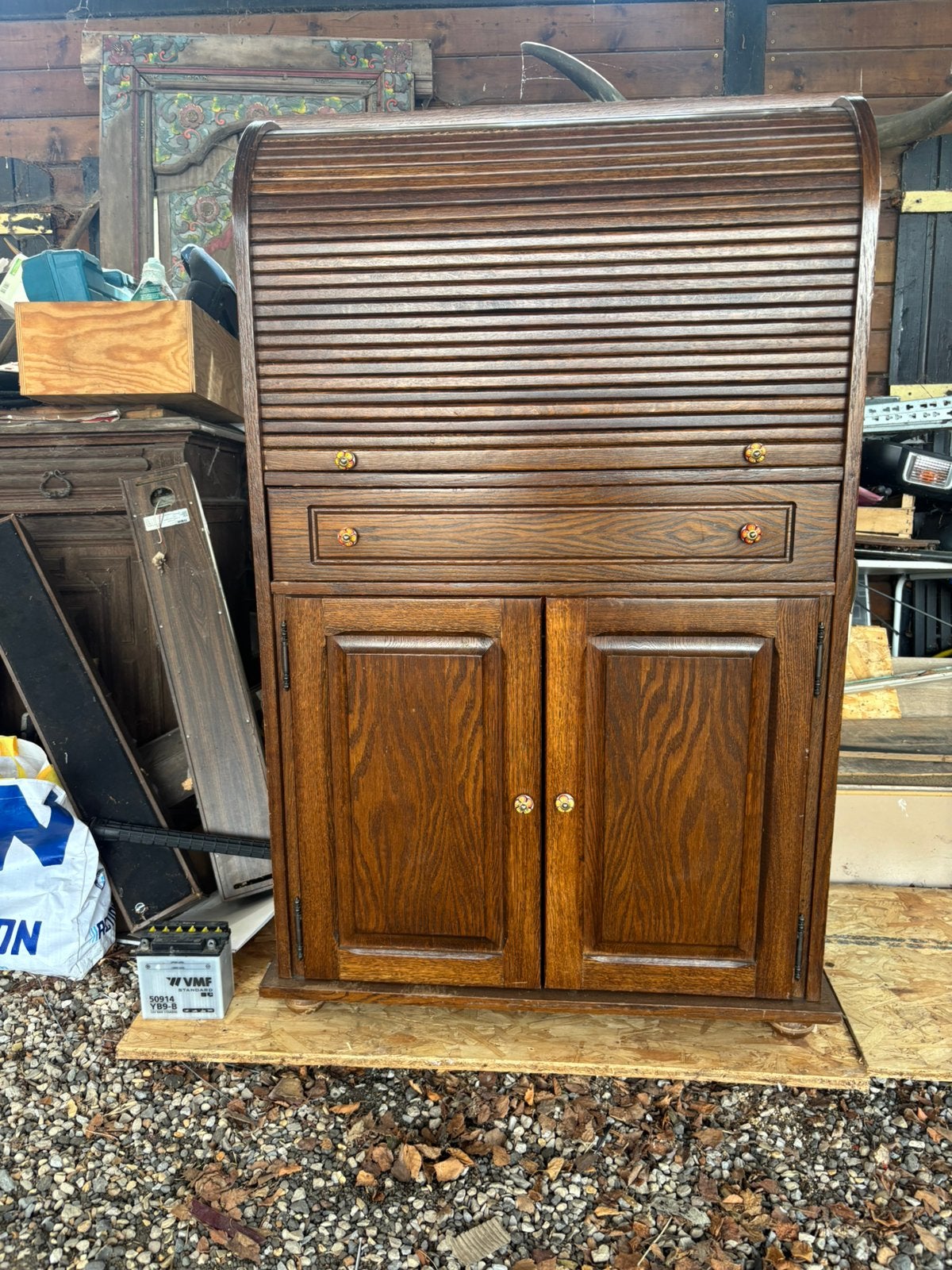 Antieke franse Secretaire kast ., Ophalen