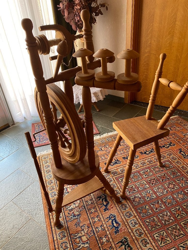 Spinnenwiel, Maison & Meubles, Accessoires pour la Maison | Autre, Comme neuf, Enlèvement, Classique, Bois