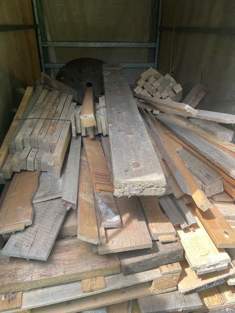 Hout afval, Ophalen
