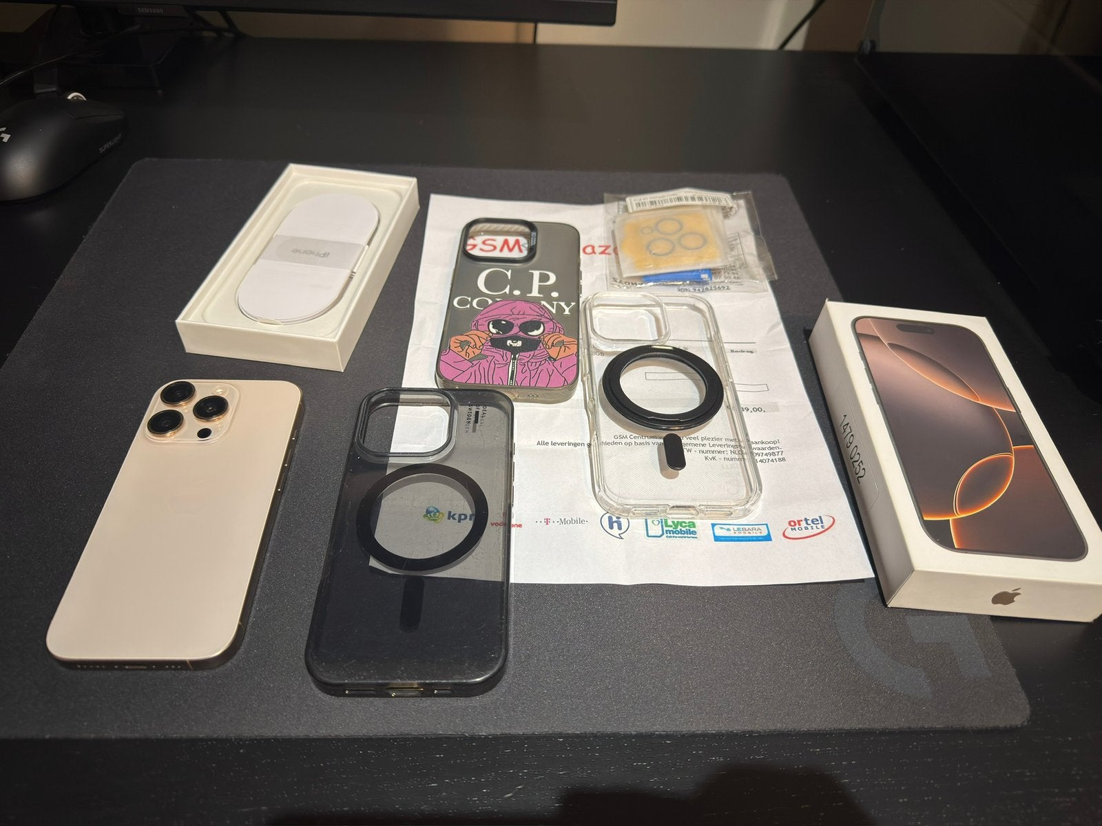 Iphone 16 pro Desert Titanium, Ophalen, Zo goed als nieuw, IPhone 16