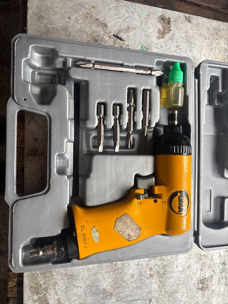 Perslucht tools, Ophalen, Gebruikt