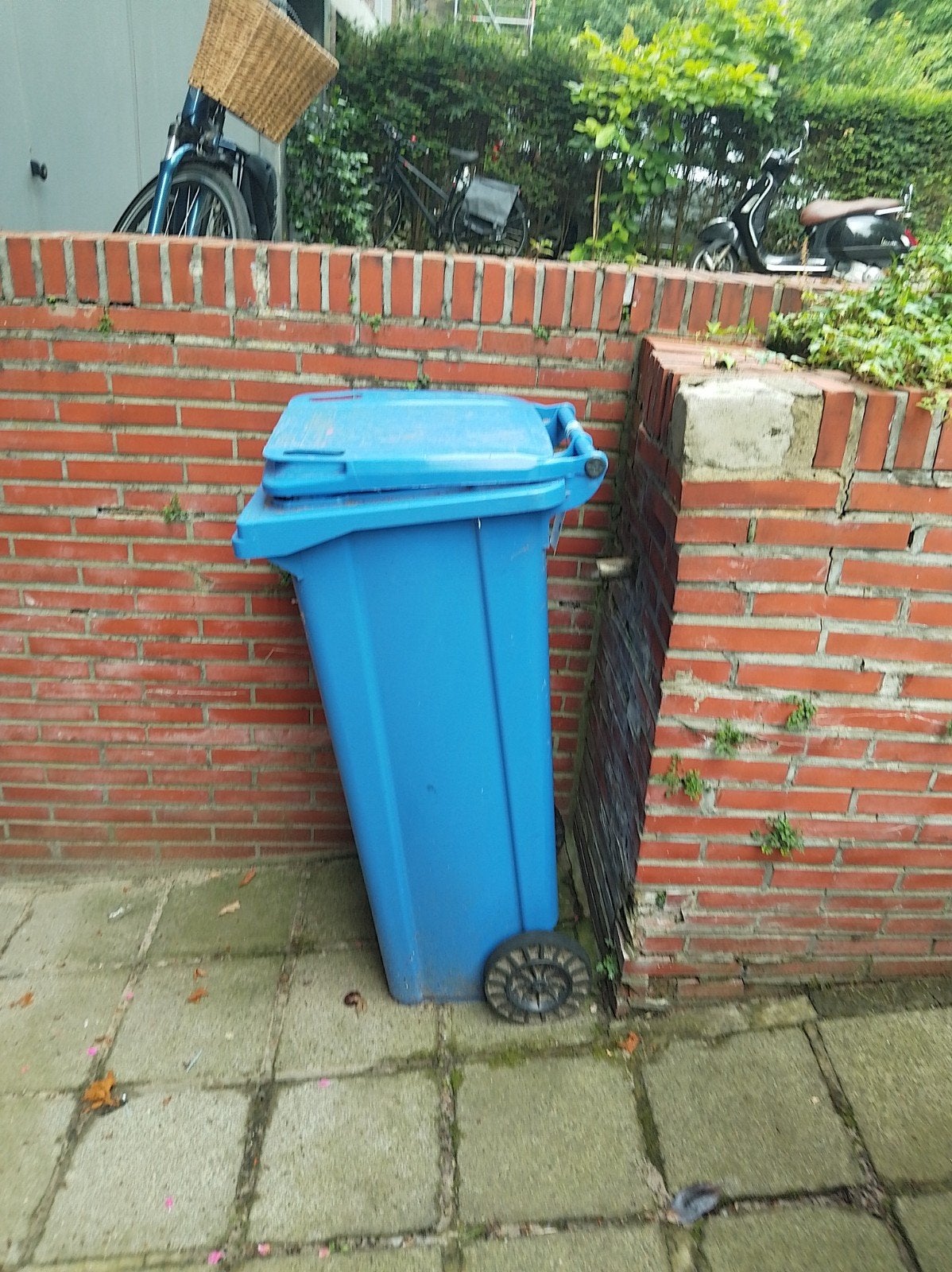 Plastic vuilbak, Ophalen, Kunststof, Gebruikt, 40 liter of meer