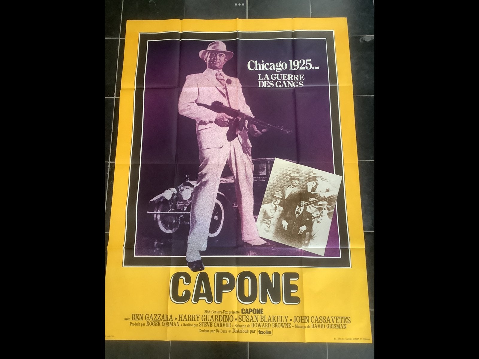 CAPONE   FILMPOSTER   120-160 cm, Ophalen of Verzenden