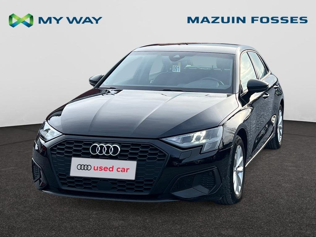 Audi A3 Sportback A3 Sportback 30 TFSI, Auto's, Audi, https://public.car-pass.be/vhr/01072994-82b3-4787-ba73-aa5fdaab4d47, Zwart