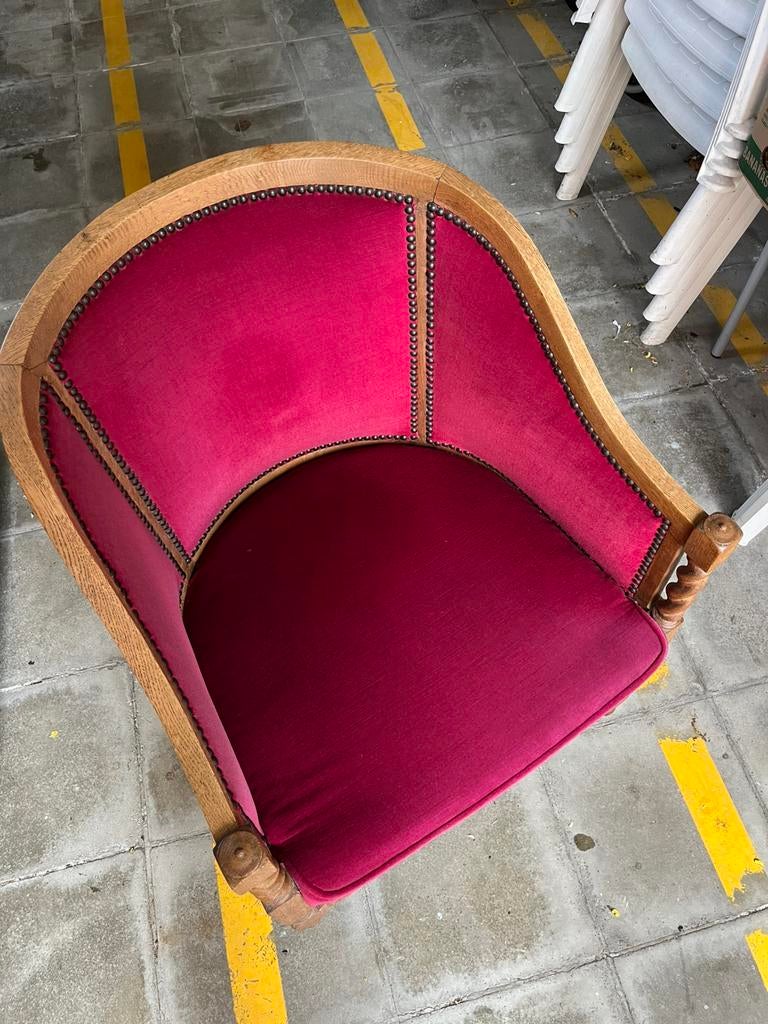 Fauteuil uit de periode art deco 1925-1935 Fushia, Ophalen