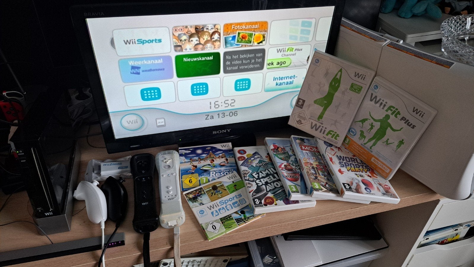Pack sports motion plus hdmi nintendo wii balance board, Enlèvement ou Envoi, Comme neuf