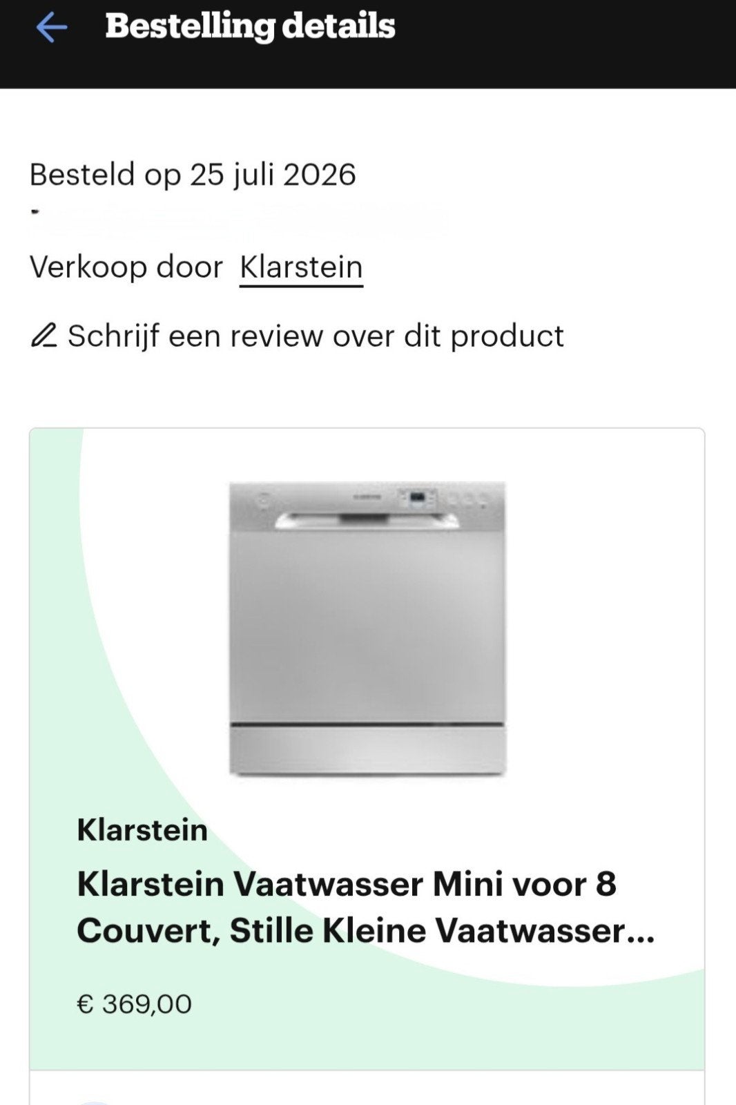 kleine vaatwas, als nieuw. Gekocht 25 juli, 3 weken gebruikt, Enlèvement, Comme neuf