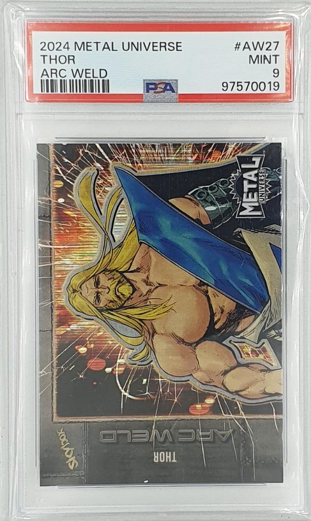 2024 SkyBox Metal Marvel - Avengers Arc Weld - Thor - PSA 9, Envoi, Neuf, Cartes en vrac, Foil