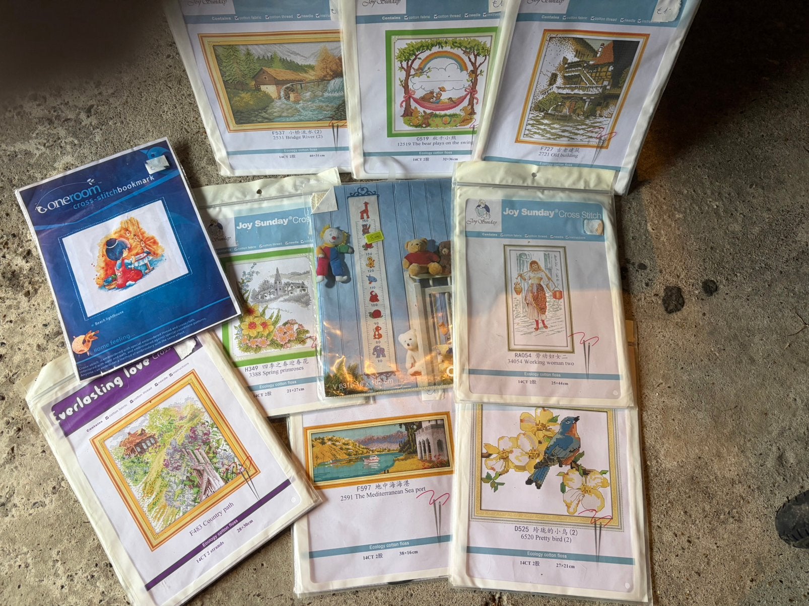 Kruissteek pakketten 10 stuks, Enlèvement ou Envoi, Neuf, Broderies à la main, Set à broder