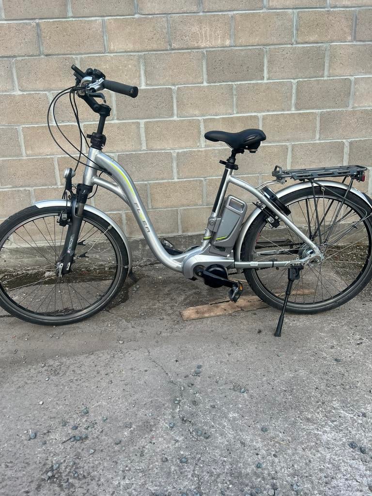 Elektrische fiets flyer met middenmotor, Fietsen en Brommers, Ophalen, Zo goed als nieuw