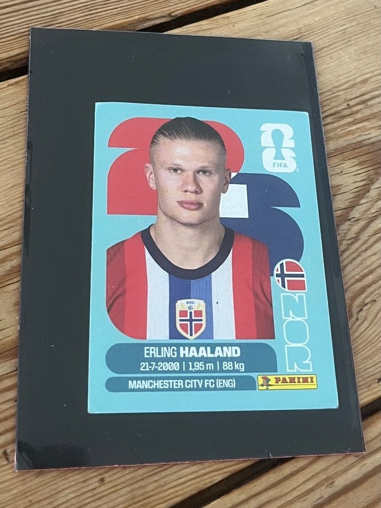 Haaland panini sticker WK 2026, Ophalen of Verzenden, Zo goed als nieuw, Sticker