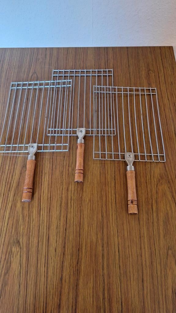 Set van 3 Grill ijzers voor 5 euro, Ophalen of Verzenden, Zo goed als nieuw, Overige materialen, Overige typen