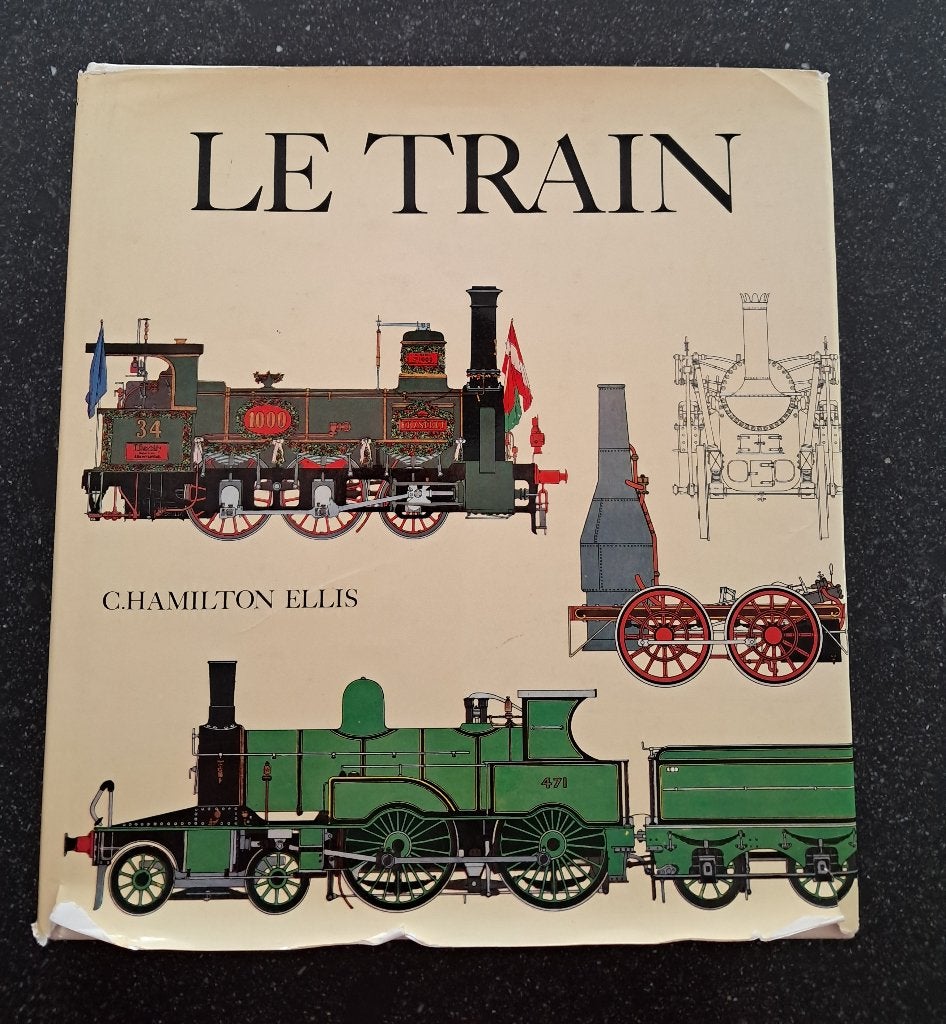 Beau livre ancien "LE TRAIN – L'épopée des chemins de fer ", Enlèvement, Utilisé, C. Hamilton Ellis, Livre d'images